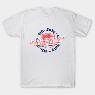 Smallies, Stars, and Stripes: Fishing the American Way on the 4th of July T-Shirt